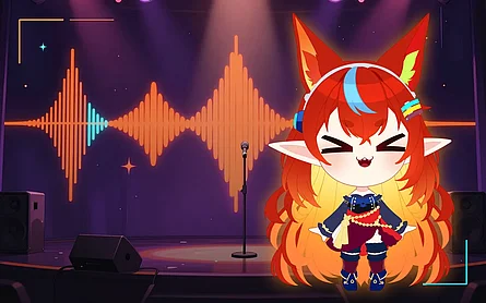 On stage
