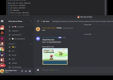 Automatically scheduled Discord event post