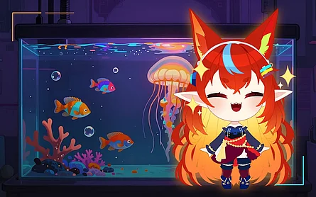 Chat's aquarium