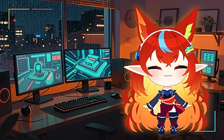 Her streaming room