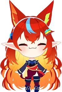 Chibi Aika, nervous laugh